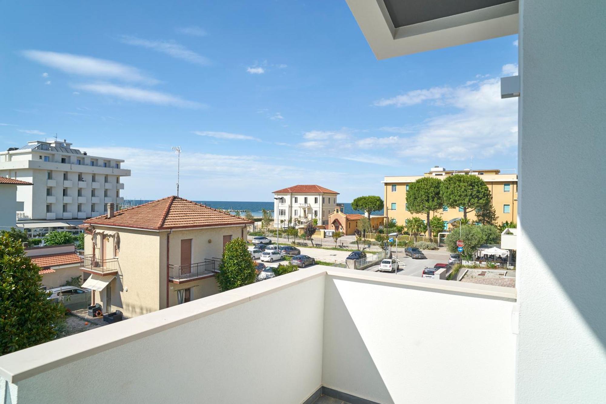 Villa Borghesi Suites Fronte Mare Rímini Exterior foto