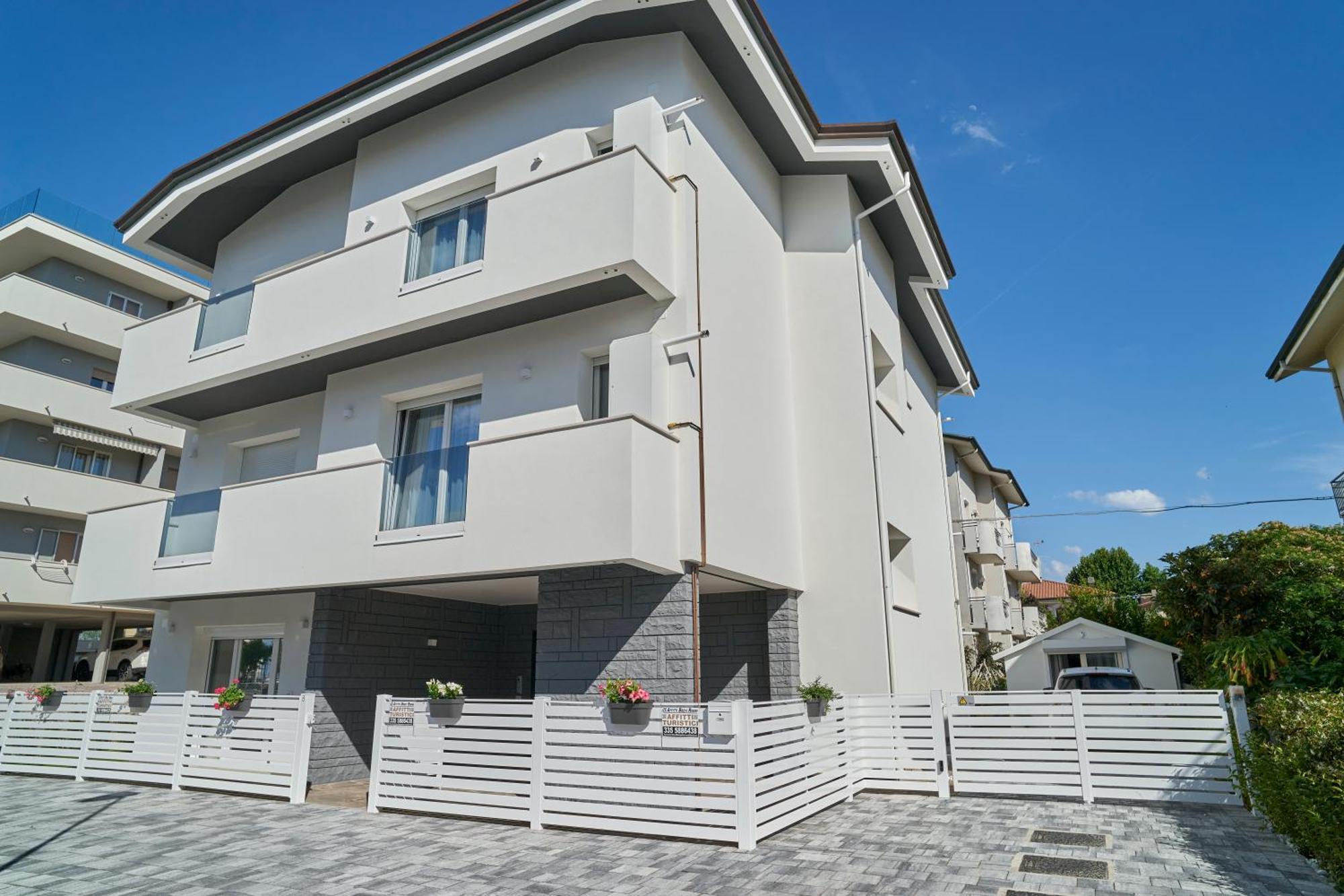 Villa Borghesi Suites Fronte Mare Rímini Exterior foto